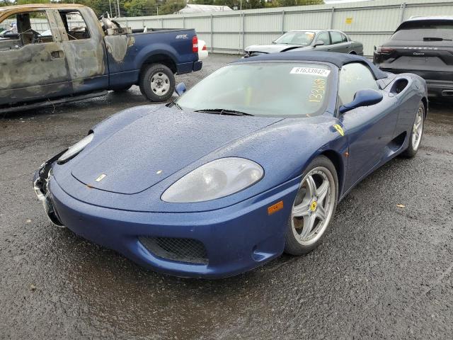 ZFFYT53A330133689 - 2003 FERRARI 360 SPIDER BLUE photo 2