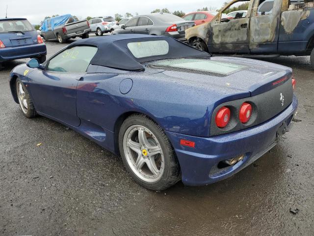 ZFFYT53A330133689 - 2003 FERRARI 360 SPIDER BLUE photo 3