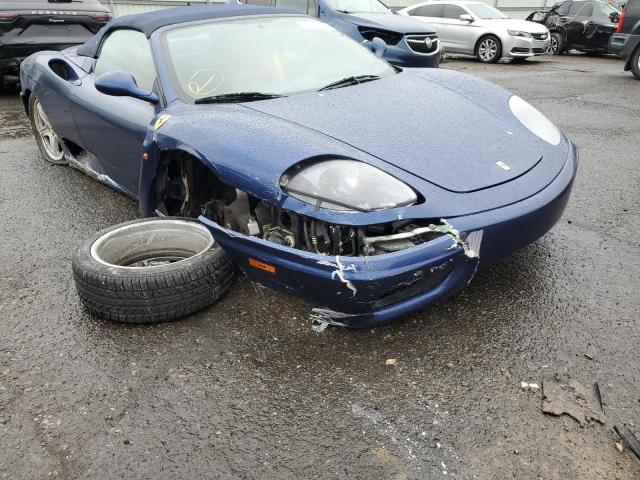 ZFFYT53A330133689 - 2003 FERRARI 360 SPIDER BLUE photo 9