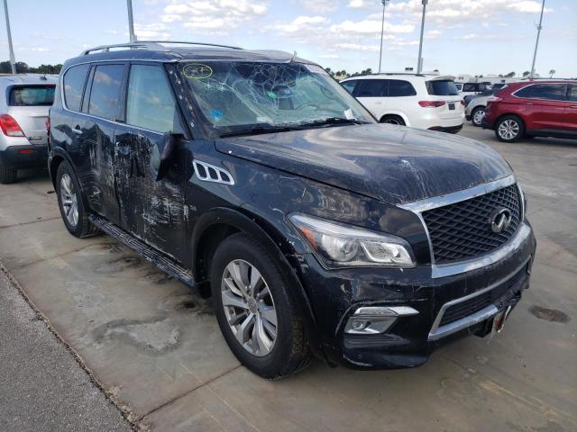 JN8AZ2NF8F9573871 - 2015 INFINITI QX80 BLACK photo 1