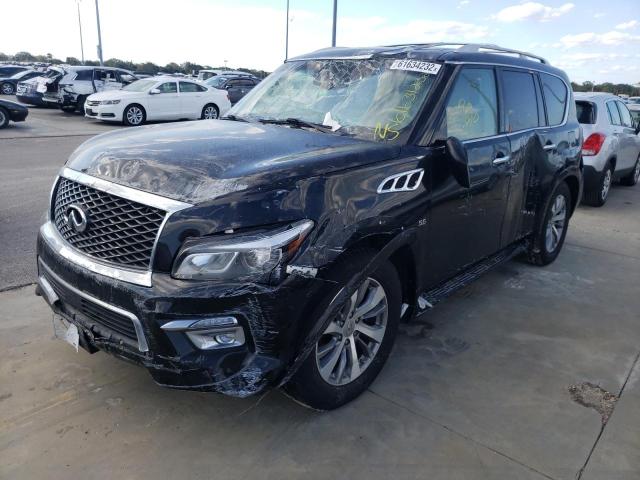 JN8AZ2NF8F9573871 - 2015 INFINITI QX80 BLACK photo 2