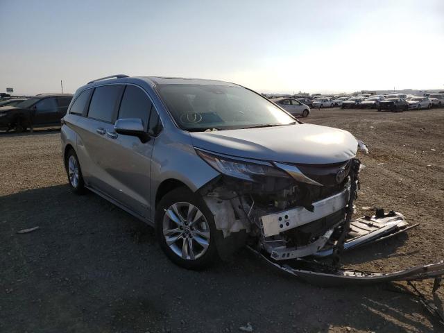 5TDZSKFC6MS003213 - 2021 TOYOTA SIENNA LIM SILVER photo 1