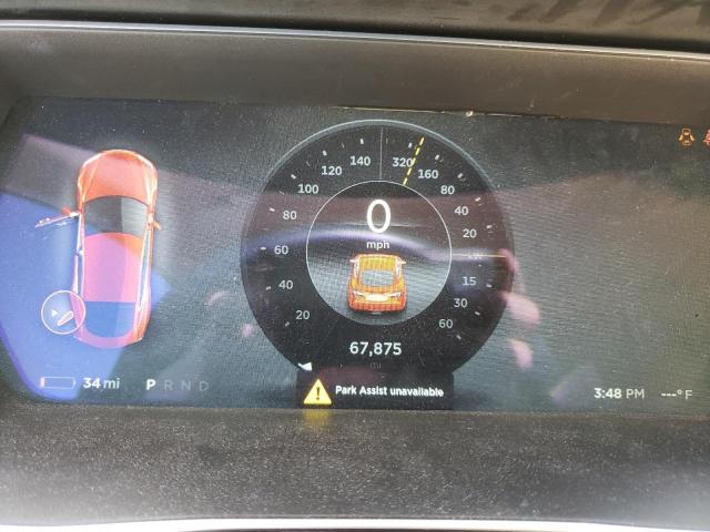 5YJSA1H12EFP42515 - 2014 TESLA MODEL S RED photo 8