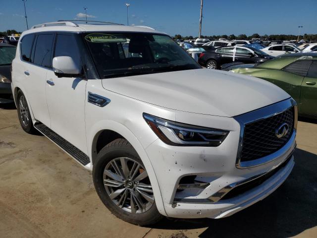 JN8AZ2AC9M9475604 - 2021 INFINITI QX80 LUXE WHITE photo 9