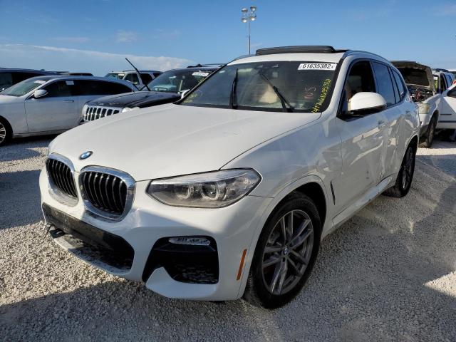 5UXTR7C55KLF31796 - 2019 BMW X3 SDRIVE3 Ақ фото 2