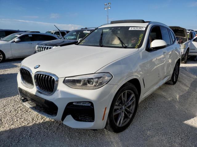 5UXTR7C55KLF31796 - 2019 BMW X3 SDRIVE3 WHITE photo 2