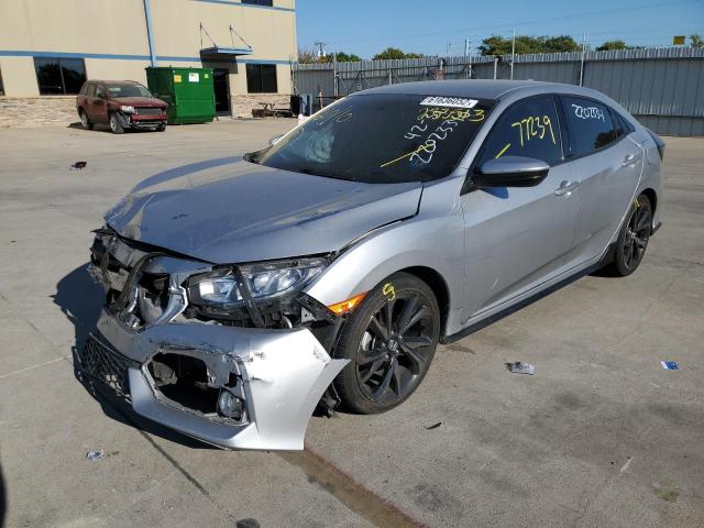 SHHFK7H40JU233513 - 2018 HONDA CIVIC SPOR SILVER photo 2