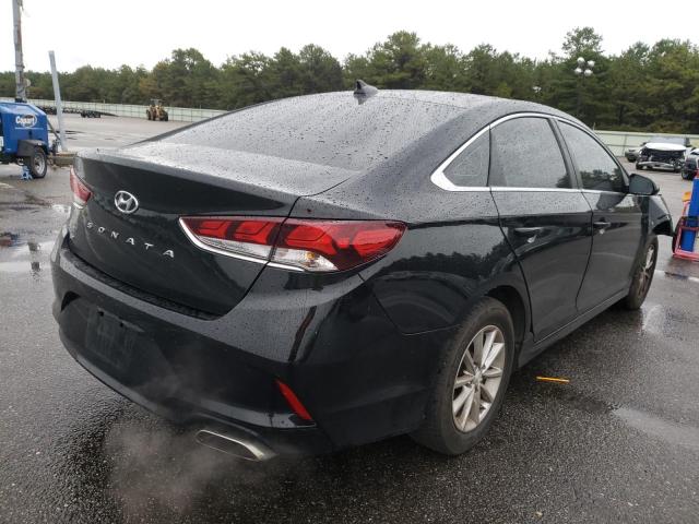 5NPE24AF8JH666408 - 2018 HYUNDAI SONATA SE BLACK photo 4