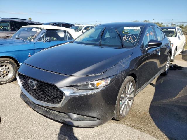 JM1BPACL5M1308801 - 2021 MAZDA 3 PREFERRE GRAY photo 2