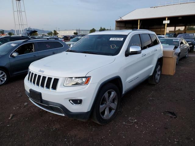 1C4RJEBG8EC506886 - 2014 JEEP GRAND CHER WHITE photo 2