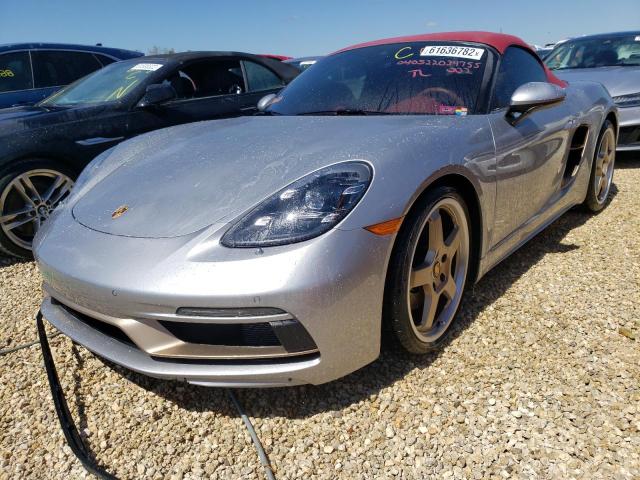 WP0CD2A88NS228275 - 2022 PORSCHE BOXSTER GT SILVER photo 2