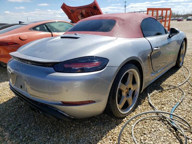 WP0CD2A88NS228275 - 2022 PORSCHE BOXSTER GT SILVER photo 4