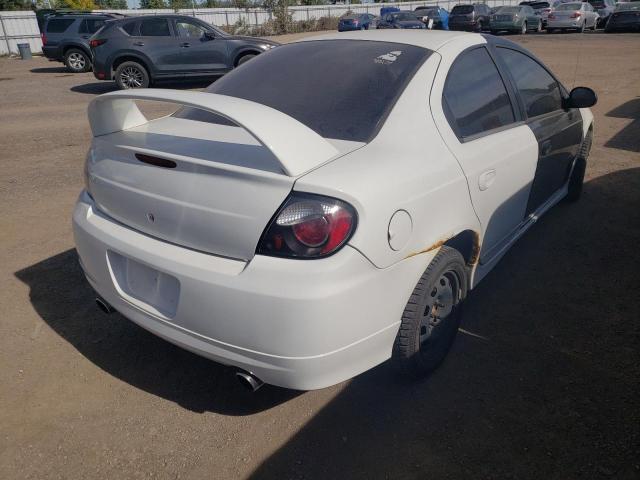 1B3ES66S24D532166 - 2004 DODGE NEON SRT-4 WHITE photo 4