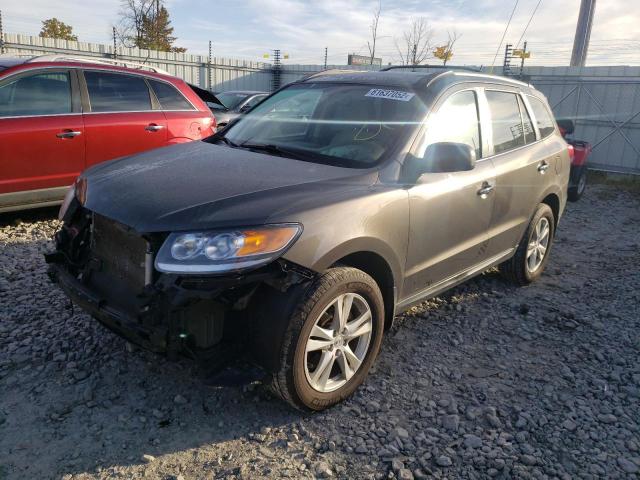 5XYZKDAG0CG162018 - 2012 HYUNDAI SANTA FE L CHARCOAL photo 2