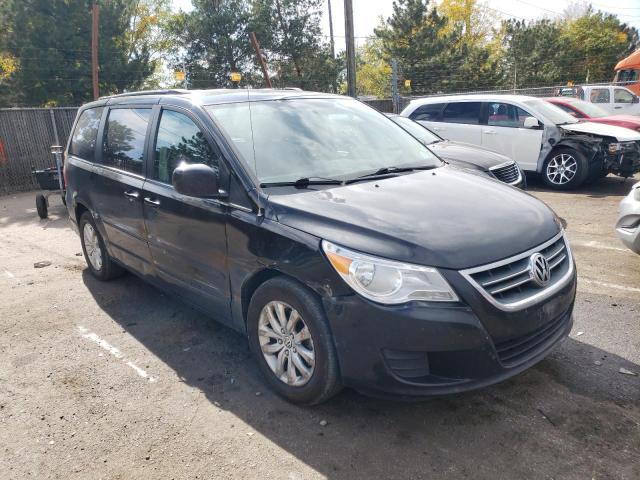 2C4RVABG7CR293978 - 2012 VOLKSWAGEN ROUTAN SE BLACK photo 1