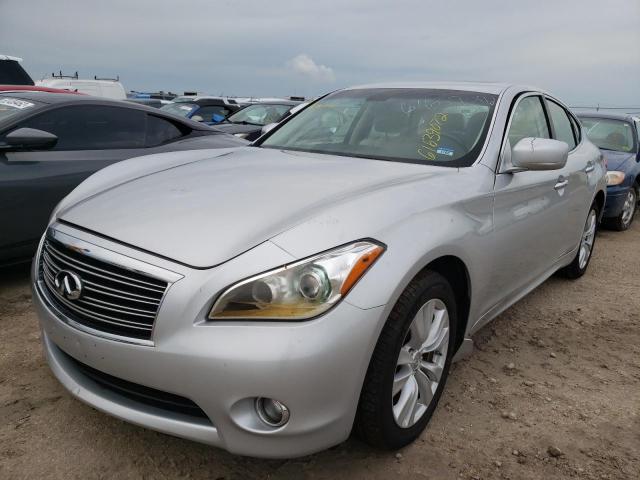 JN1BY1AR6BM375118 - 2011 INFINITI M37 X SILVER photo 2