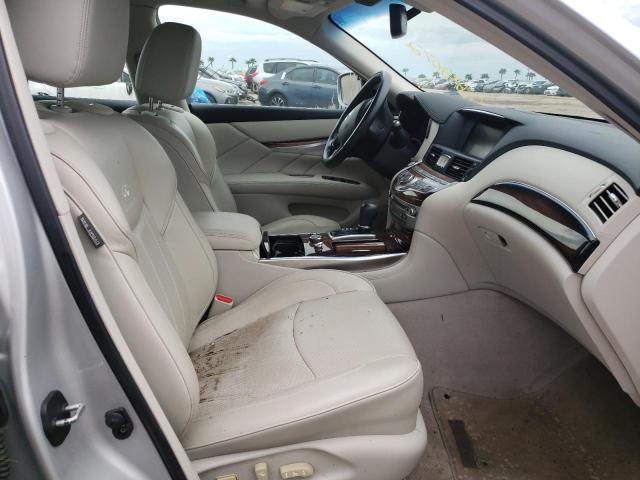 JN1BY1AR6BM375118 - 2011 INFINITI M37 X SILVER photo 5