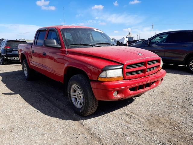 1D7HG38N23S359462 - 2003 DODGE DAKOTA QUA RED photo 1