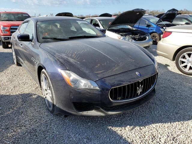 ZAM56RRA7E1112800 - 2014 MASERATI QUATTROPOR BLUE photo 1