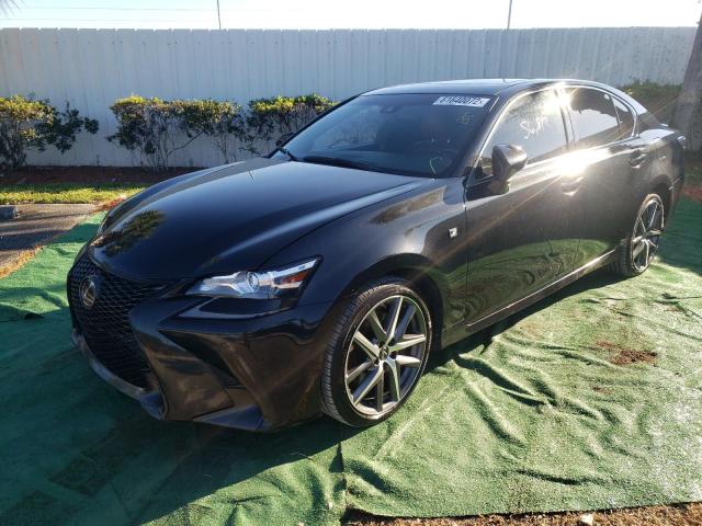 JTHCZ1BL0JA007993 - 2018 LEXUS GS 350 BAS BLACK photo 2