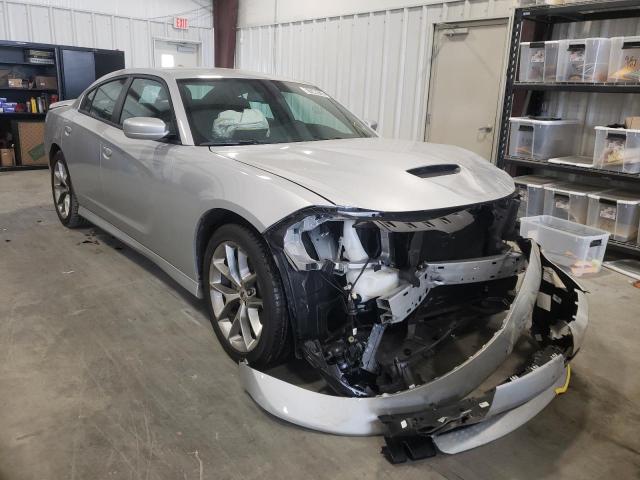 2C3CDXHG1NH125656 - 2022 DODGE CHARGER GT SILVER photo 1