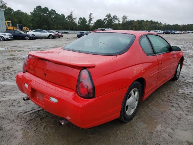 2G1WX15K819213705 - 2001 CHEVROLET MONTE CARL RED photo 4