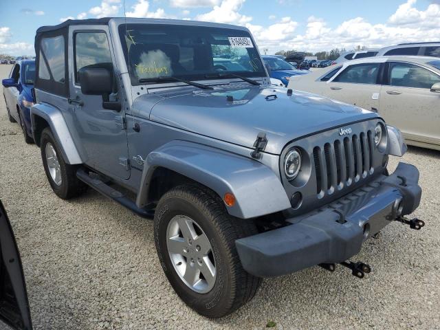 1C4AJWAG6EL180283 - 2014 JEEP WRANGLER S SILVER photo 1