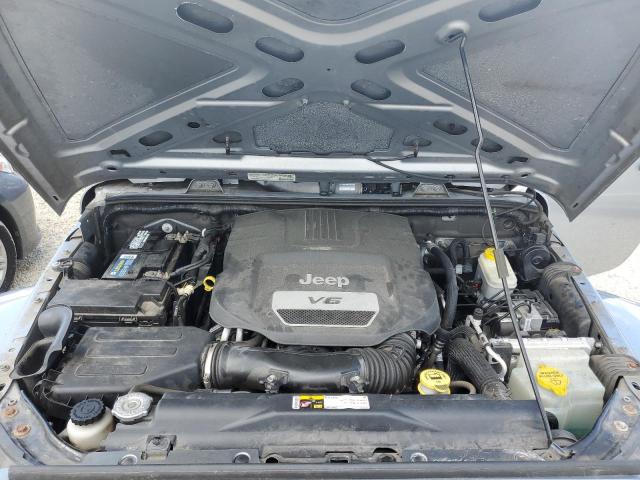 1C4AJWAG6EL180283 - 2014 JEEP WRANGLER S SILVER photo 7