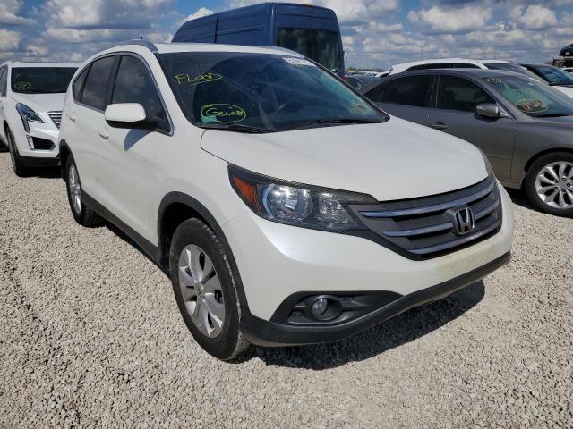 5J6RM3H72DL027262 - 2013 HONDA CR-V EXL WHITE photo 1