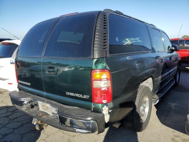 3GNFK16T81G139891 - 2001 CHEVROLET SUBURBAN K GREEN photo 4