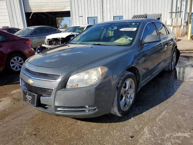 1G1ZH57B59F118374 - 2009 CHEVROLET MALIBU 1LT Сұр фото 2