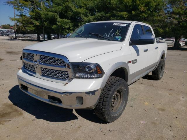 1C6RR7NM0ES382177 - 2014 RAM 1500 LARAM WHITE photo 2