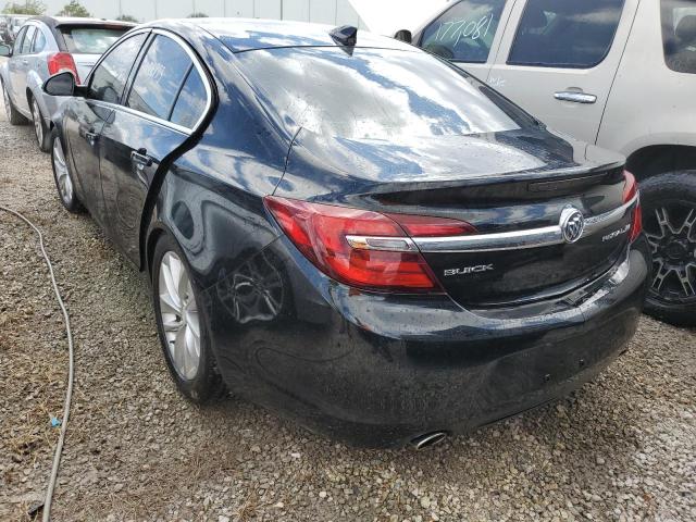 2G4GK5EX3F9274797 - 2015 BUICK REGAL BLACK photo 3