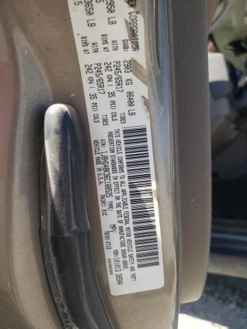 1J8HG48K36C188525 - 2006 JEEP COMMANDER 金色 照片 10