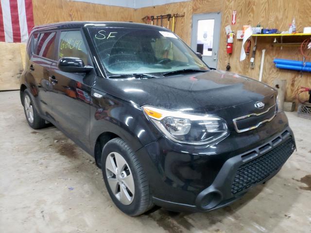 KNDJN2A26E7725747 - 2014 KIA SOUL BLACK photo 1