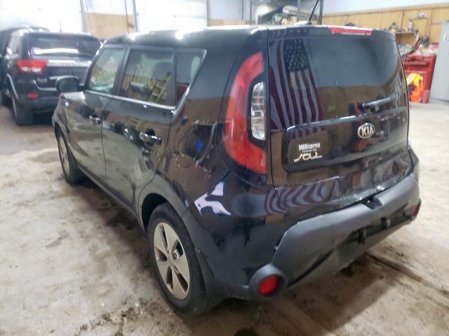 KNDJN2A26E7725747 - 2014 KIA SOUL BLACK photo 3