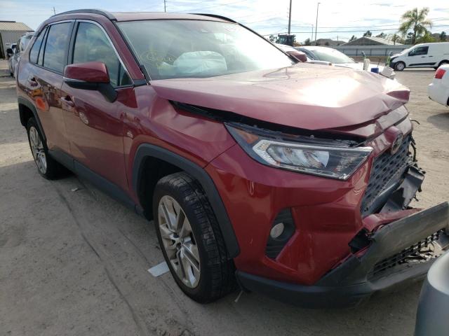 JTMC1RFV7MD064486 - 2021 TOYOTA RAV4 XLE P BURGUNDY photo 1