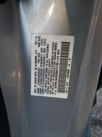 5FNRL5H65DB074168 - 2013 HONDA ODYSSEY EX SILVER photo 10