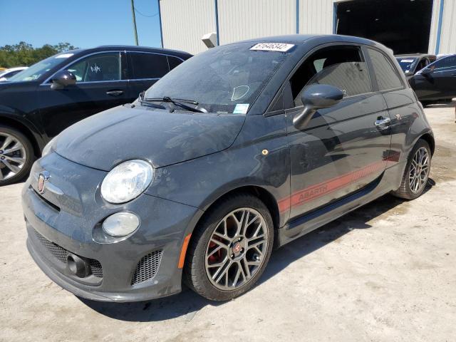 3C3CFFFH7HT542730 - 2017 FIAT 500 ABARTH BLACK photo 2