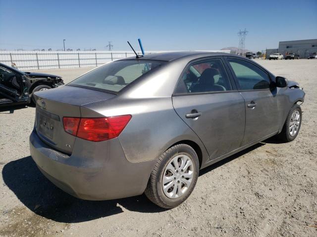 KNAFU4A29C5612255 - 2012 KIA FORTE EX GRAY photo 4