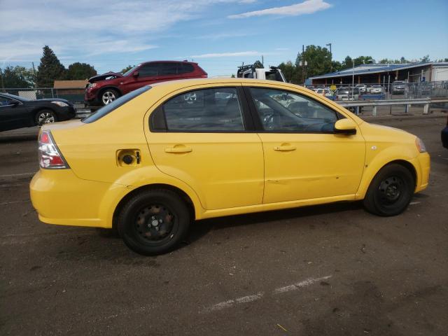 KL1TD56688B160399 - 2008 CHEVROLET AVEO BASE YELLOW photo 9