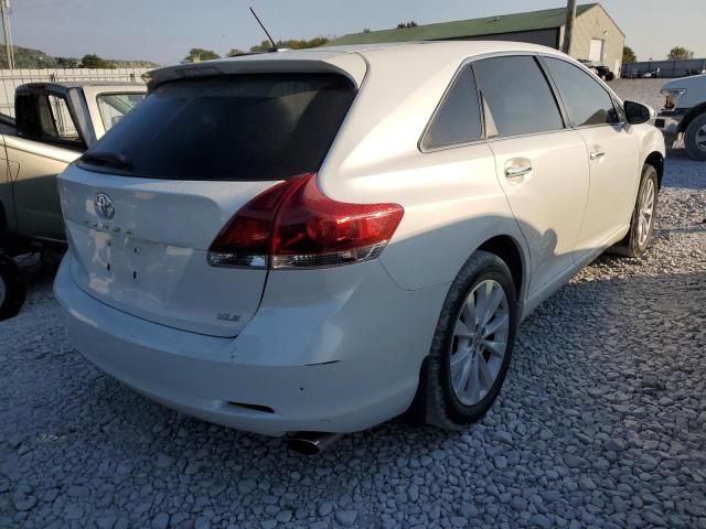 4T3ZA3BB8DU063076 - 2013 TOYOTA VENZA LE WHITE photo 4