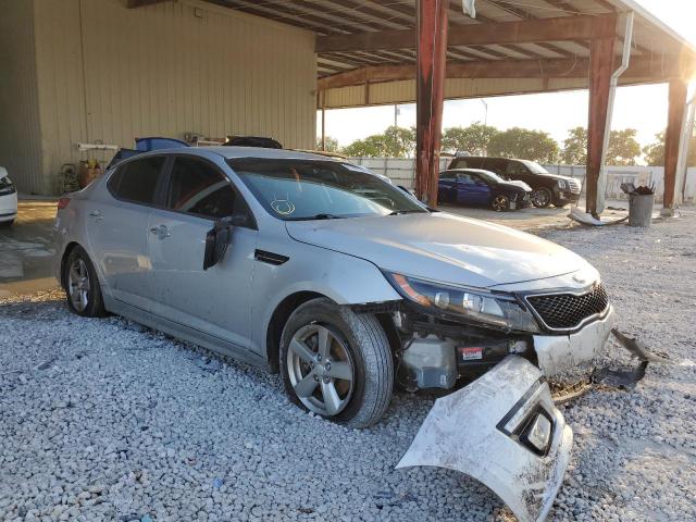 5XXGM4A72FG381718 - 2015 KIA OPTIMA SILVER photo 1