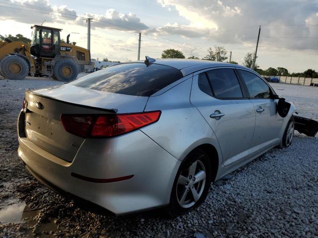 5XXGM4A72FG381718 - 2015 KIA OPTIMA SILVER photo 4