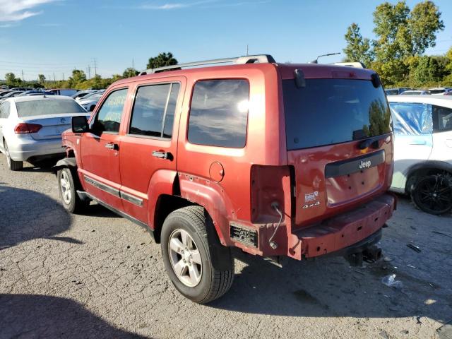 1J4PN2GK9AW112923 - 2010 JEEP LIBERTY SP RED photo 3