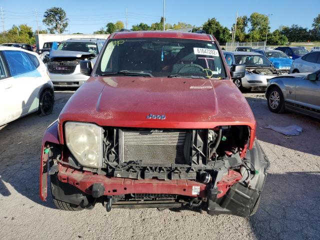 1J4PN2GK9AW112923 - 2010 JEEP LIBERTY SP RED photo 9