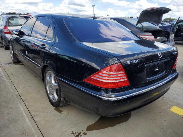 WDBNG84J84A431168 - 2004 MERCEDES-BENZ S 500 4MAT BLACK photo 3