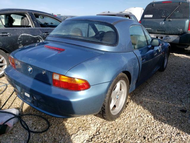 4USCH7328TLB75222 - 1996 BMW Z3 1.9 BLUE photo 4