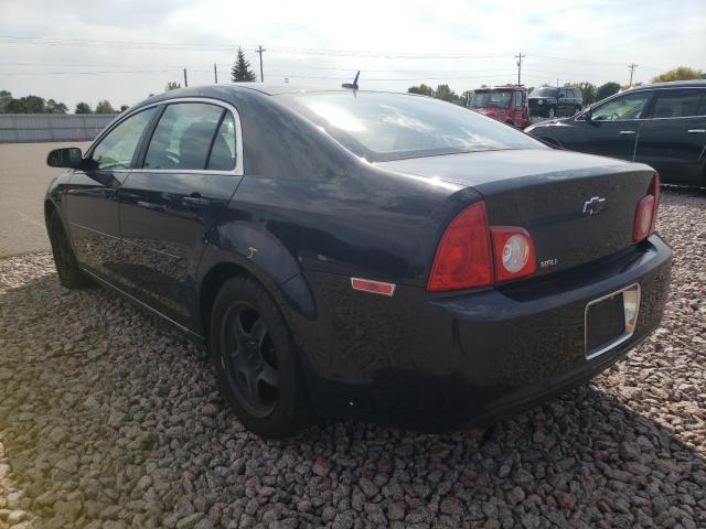 1G1ZC5EB4AF322282 - 2010 CHEVROLET MALIBU 1LT أسود صورة 3