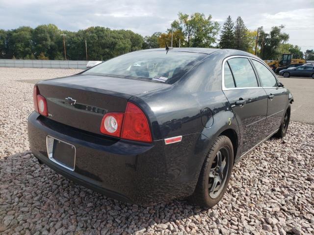 1G1ZC5EB4AF322282 - 2010 CHEVROLET MALIBU 1LT أسود صورة 4